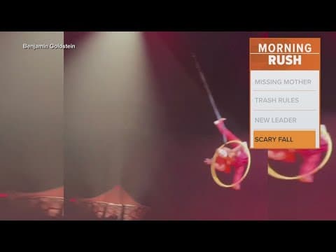 Cirque Du Soliel performer is recovering after a scary fall