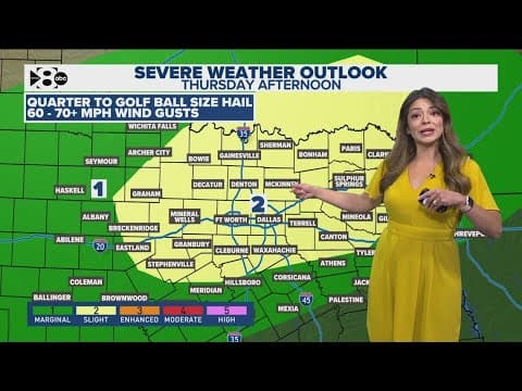 DFW Weather | Warmer, humid air expected after Thursday storms in 14 day forecast