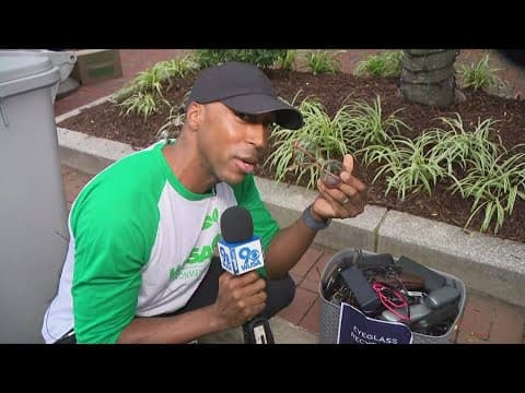 WUSA9 Recycle Day in Reston Town Center