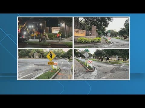 Major water leak in west Houston fixed overnight