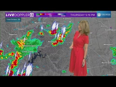 Live Doppler 13 Forecast | 5 p.m. update, April 24, 2025