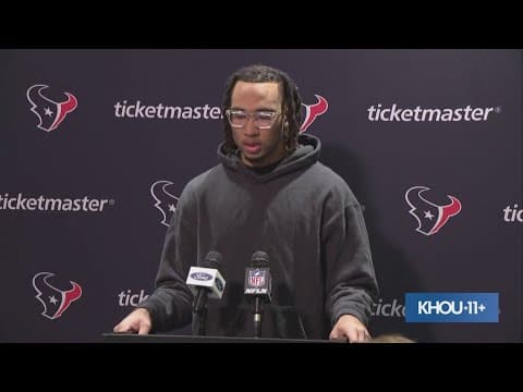 Texans CJ Stroud discussing win over Jacksonville