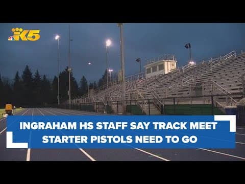 Ingraham High School staff, students say it's time to get rid of starting pistols at track meets