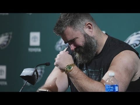 Eagles center Jason Kelce announces retirement