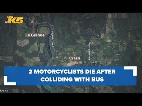 2 motorcyclists die after colliding with a school bus in Tacoma