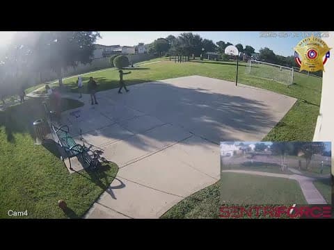 Teens involved in Cypress basketball court shooting | Surveillance video shows shots ring out