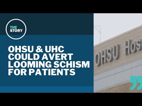 OHSU and UnitedHealthcare reach 'good-faith' agreement on new contract, hospital system says