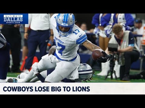 Cowboys suffer embarrassing loss to Lions | Ultimate Dallas Sports Show