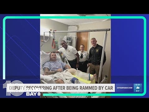 Hillsborough County deputy recovering after being run over by driver