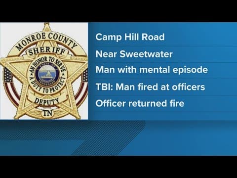 Madisonville police officer shoots man near Sweetwater