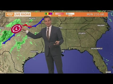 Humid start to the week, cold front on the way