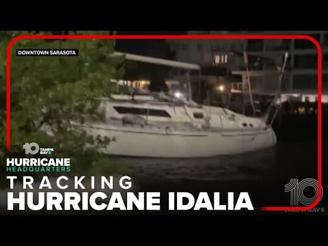 Hurricane Idalia causing flooding in downtown Sarasota