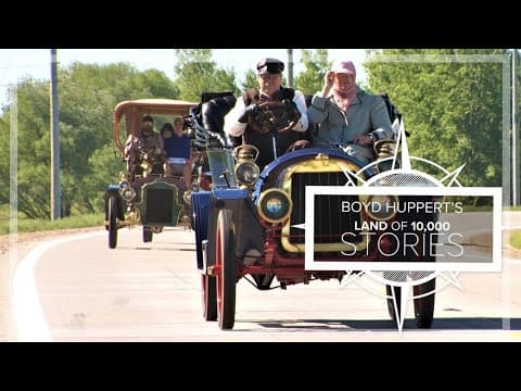 Turn of century antique cars make for excitingly slow Minnesota road rally
