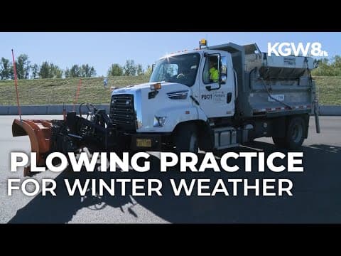 PBOT unveils this year's snowplows — including 'Plowy McPlowFace'