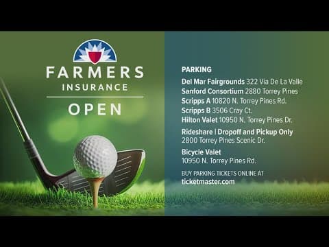 Farmers Insurance Open tees off in Torrey Pines on Wednesday