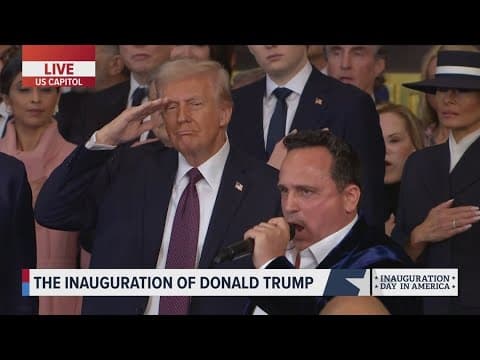 National Anthem performed at President Trump's inauguration