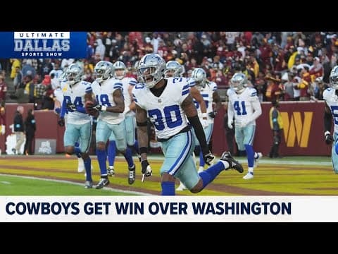 Turpin, Cowboys stun Commanders on the road | Ultimate Dallas Sports Show