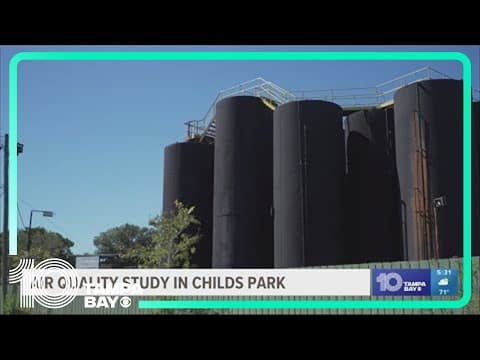 Scientists measure hazardous air pollutants as people in Childs Park are concerned about the smell