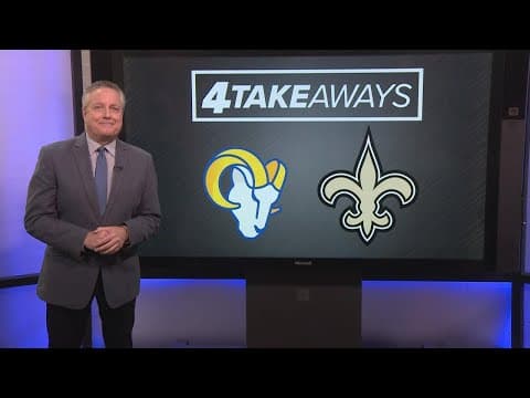 4 Takeaways from Saints win over the Rams
