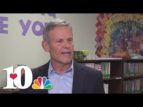 Gov. Lee talks about literacy in Tennessee schools