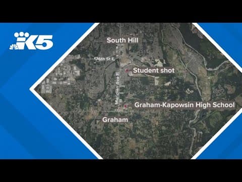 Graham-Kapowsin High School student shot while walking to bus stop