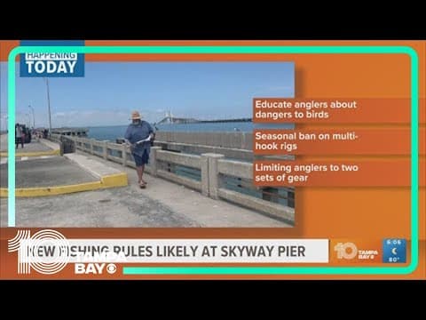 New rules could be coming to Skyway Fishing Pier to protect pelicans
