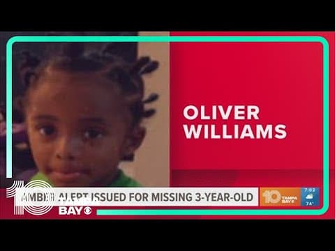 AMBER Alert issued for missing 3-year-old out Miami