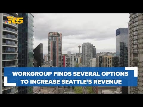 Workgroup's final report details several tax options to increase Seattle's revenue