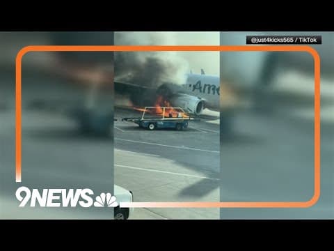 NTSB releases report on American Airlines flight fire at Denver airport