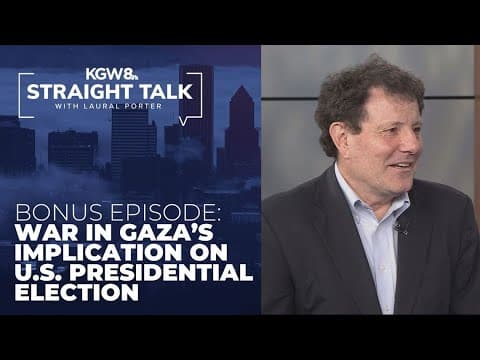 War, genocide reporter Nicholas Kristof on war in Gaza