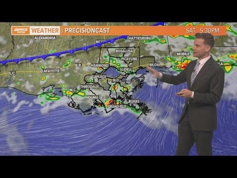 New Orleans Weather: Scattered storms this weekend