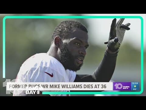 Former Bucs wide receiver Mike Williams dies after construction site accident
