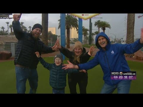 Viva 8 Vegas! | Jeff's rainy journey to the Super Bowl in Las Vegas