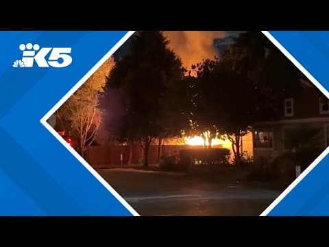 Firefighters respond to fire at abandoned house in Kent