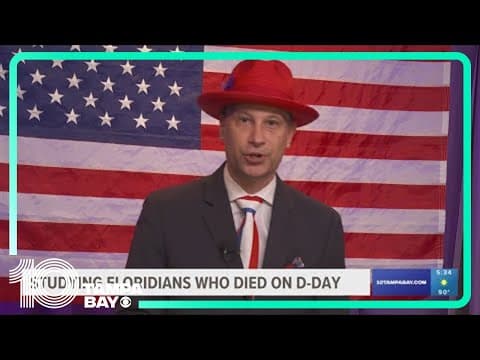 Tampa man researching Floridians who died on D-Day