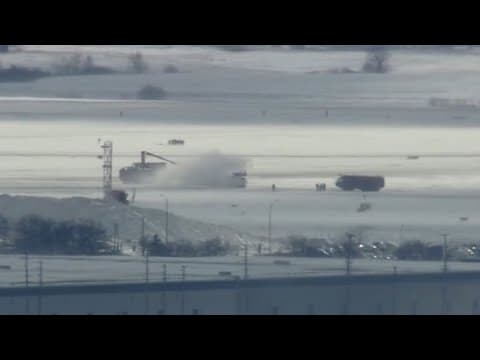 Delta flight from Minneapolis upside down at Toronto International Airport