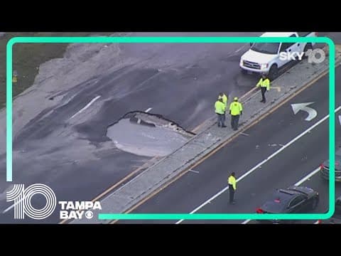 Water main break leaves hole in roadway, shuts it down in St. Pete