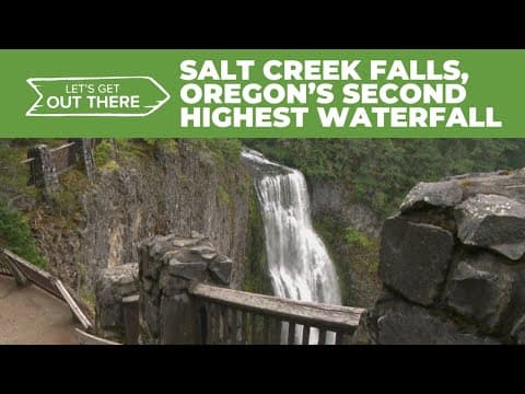 Discover Oregon's second-tallest waterfall at Salt Creek Falls
