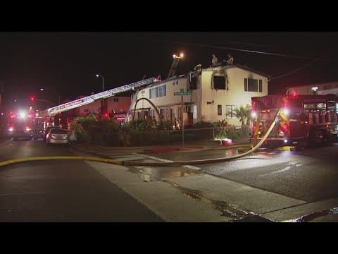 Residents evacuated after fire at Linda Vista apartment complex