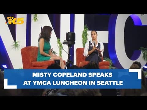 Misty Copeland speaks at YWCA luncheon in Seattle