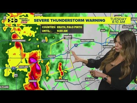 DFW Weather: Severe thunderstorm watch issued in North Texas