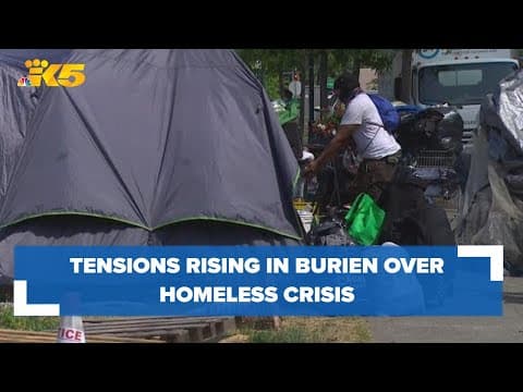 Nonprofit clears homeless encampment in Burien, critics question where people will go