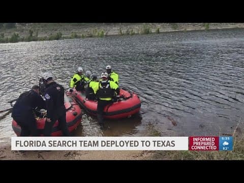 Florida search and rescue team assists in Texas flood rescue mission