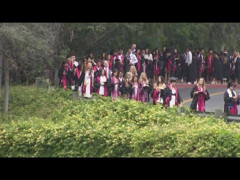 Graduation festivities underway Friday morning at San Diego State University