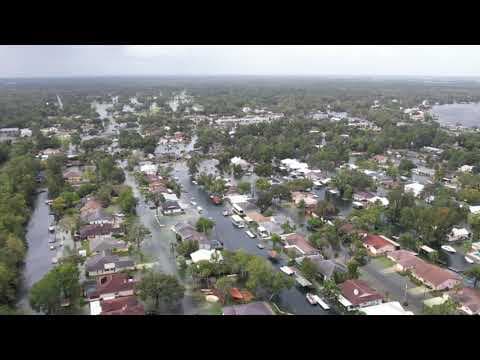 Florida's Crystal River town floods during Hurricane Idalia
