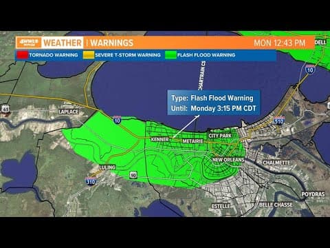 Flash floods back up interstate