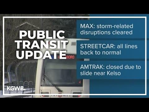 Progress in local transit operations since storm disruptions