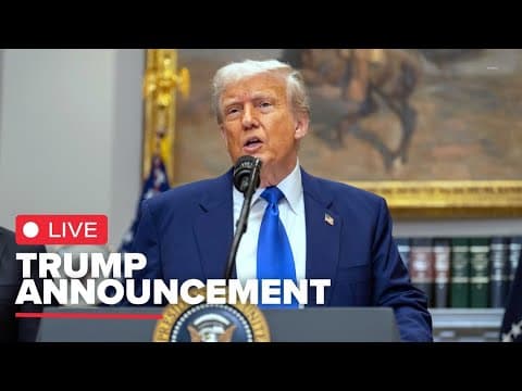 Live: Trump unveils ‘Golden Dome’ missile defense shield plan