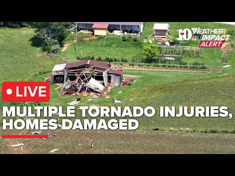 Multiple injuries, damaged homes reported after possible tornado this morning