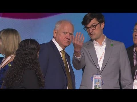 All eyes are on VP candidate Tim Walz as night 3 of the DNC progresses